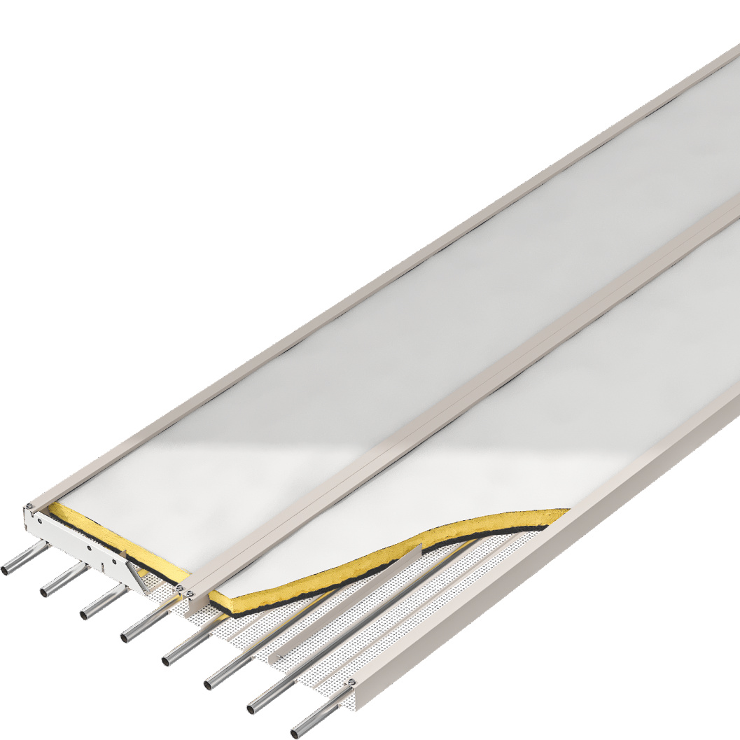 Zehnder-RHC-ZFP-600-8-ZSB-perf-acoustic insulation.tif Cut-Out Zehnder ZFP Heating and cooling ceilings