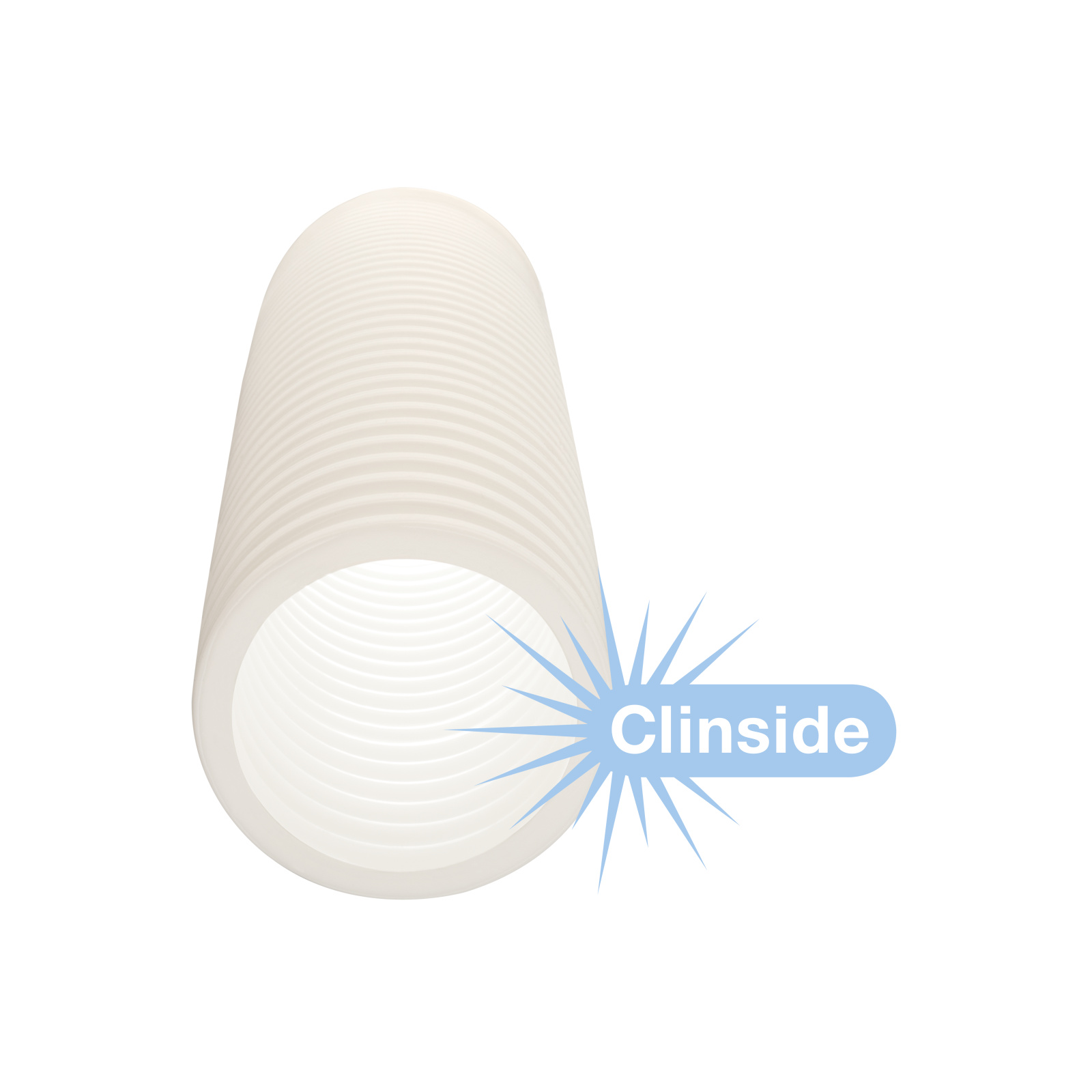 Zehnder_CSY_ComfoTube CT_Air_Distribution_Tube_ComfoTube110_clipping_Clinside Rendering Zehnder ComfoTube Flow Comfortable indoor ventilation Front view