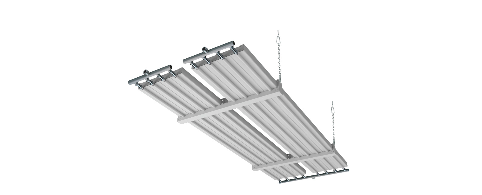 Rendering Zehnder ZIP Heating and cooling ceiling system 3D view
