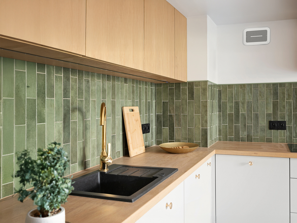 Stock Content ComfoGrid CLD Design line Comfortable indoor ventilation Front view