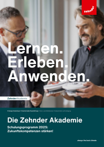 Zehnder Akademie Schulungsbroschüre