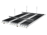Rendering Zehnder ZIP Heating and cooling ceilings Top view
