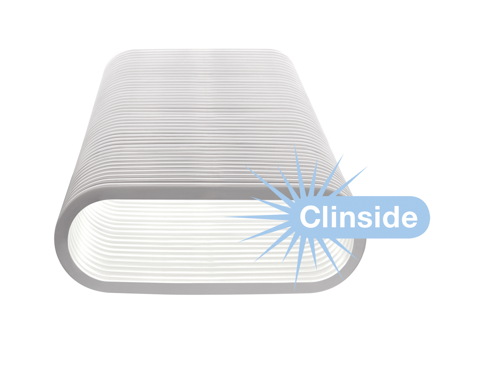 Cut-Out Zehnder ComfoTube flat 51 Comfortable indoor ventilation Front view