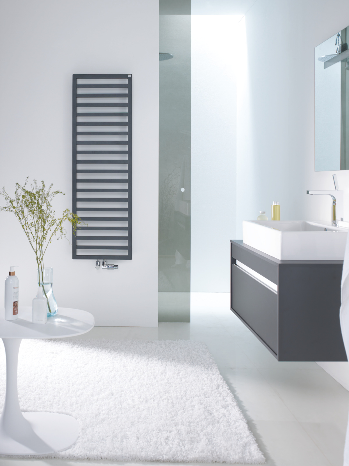 Rendering Zehnder Quaro Decorative radiator Front view