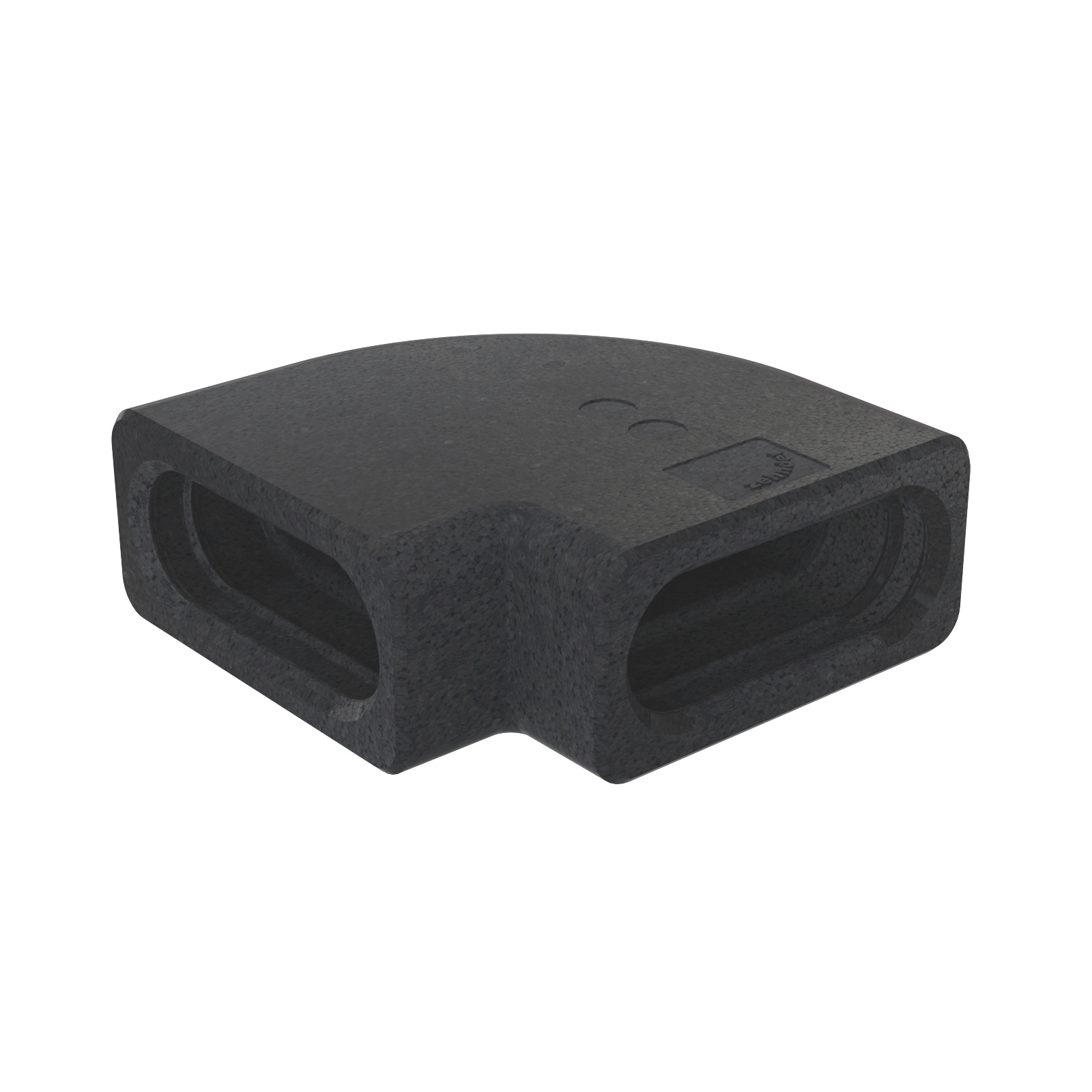 Cut-Out Zehnder ComfoTube Therm FL51 Comfortable indoor ventilation Angled view