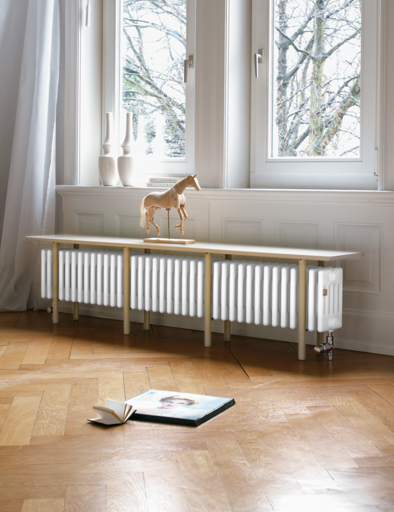 Zehnder Charleston Bench - Warmwasserbetrieb