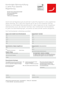Registrierung 5 Jahre Plus Garantie