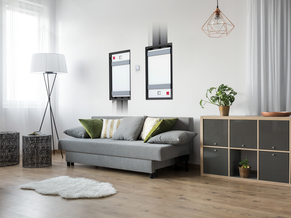 Stock Content Zehnder ComfoAir Fit 100 Comfortable indoor ventilation Angled view