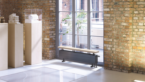 Rendering Radiavector Bench Decorative radiator 