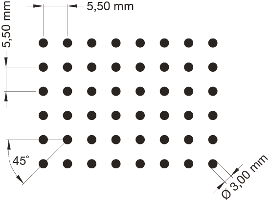 Zehnder, ZFP, absorption, sound, reduction, perforation, hole pattern