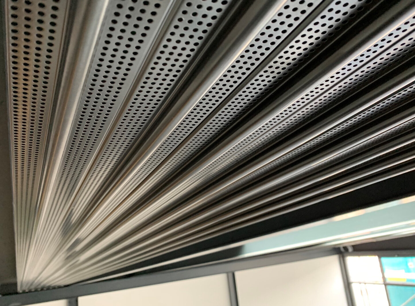 Reference Zehnder ZFP Heating and cooling ceiling system Angled view