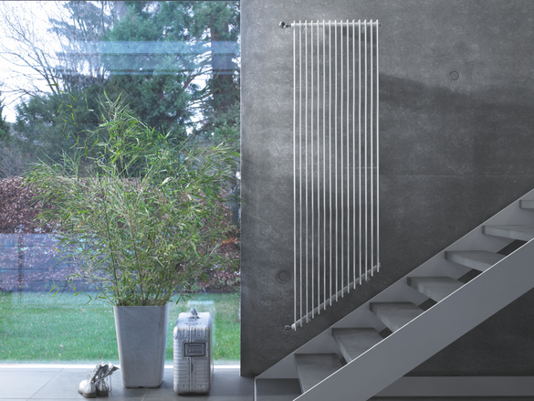 Rendering Zehnder Excelsior Decorative radiator Front view