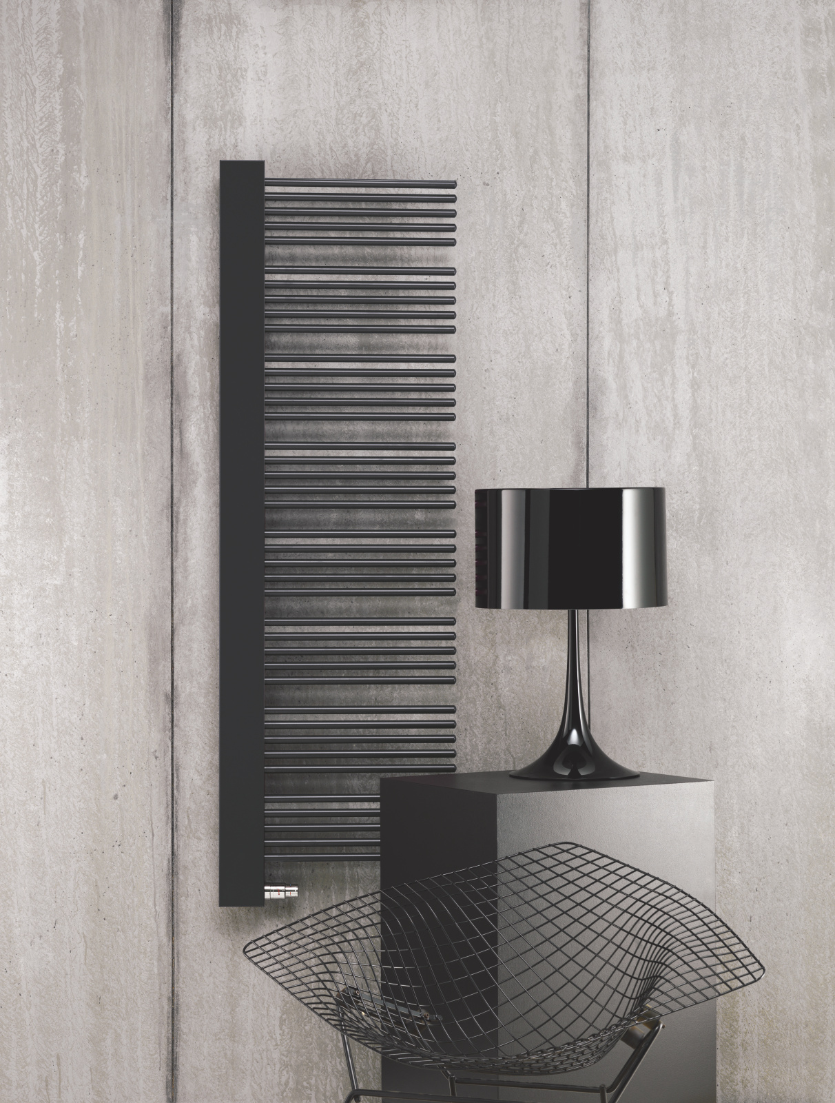 Rendering Zehnder Yucca Cover Decorative radiator Front view