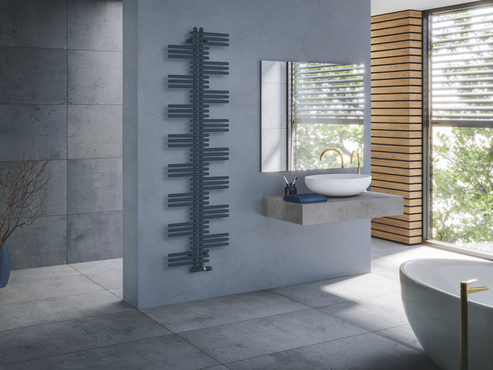 Rendering Zehnder Yucca Decorative radiator 