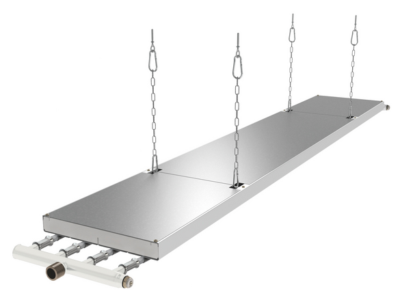 Rendering Zehnder ZIP Heating and cooling ceiling system 3D view
