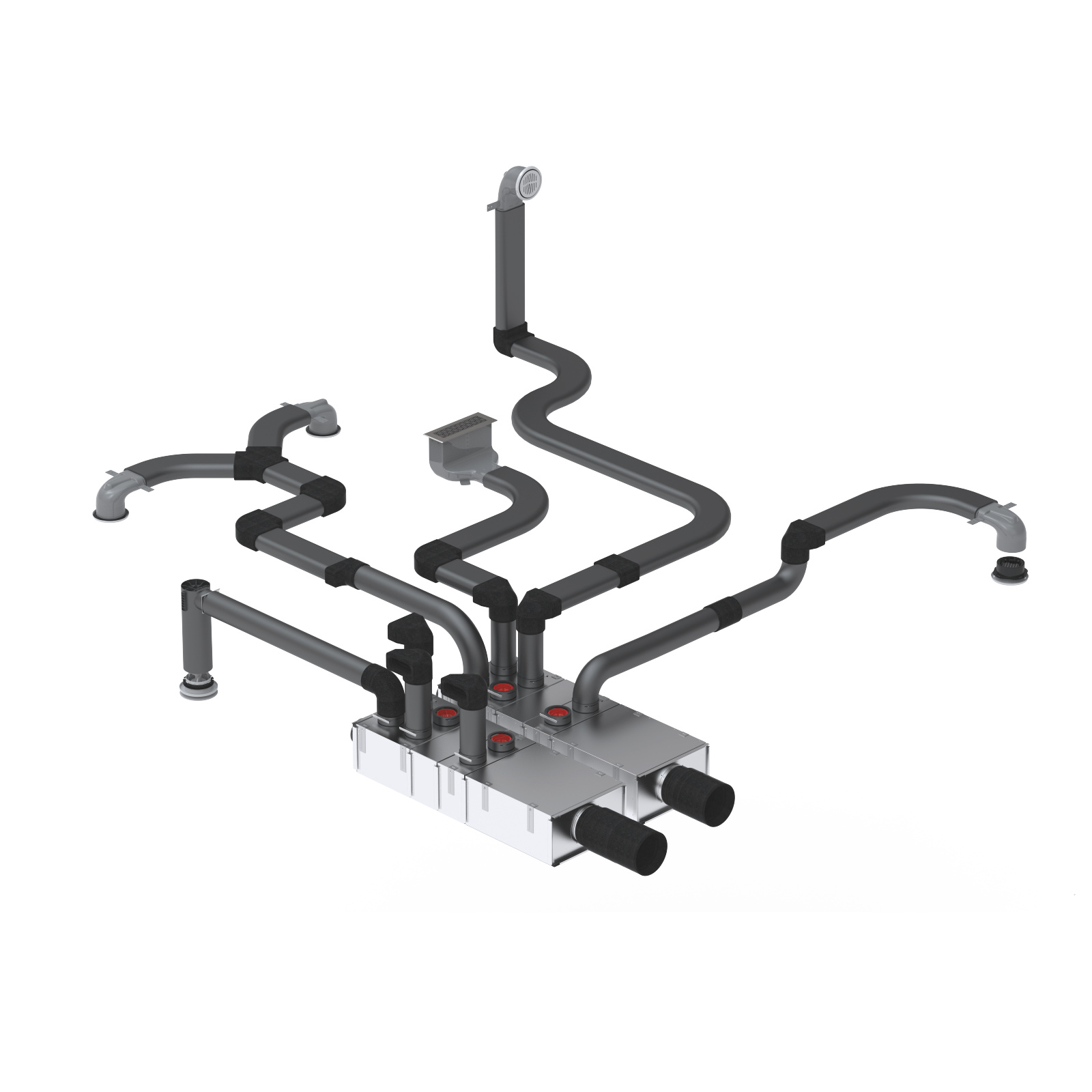 Cut-Out Zehnder ComfoWell Therm attenuator kit Comfortable indoor ventilation 