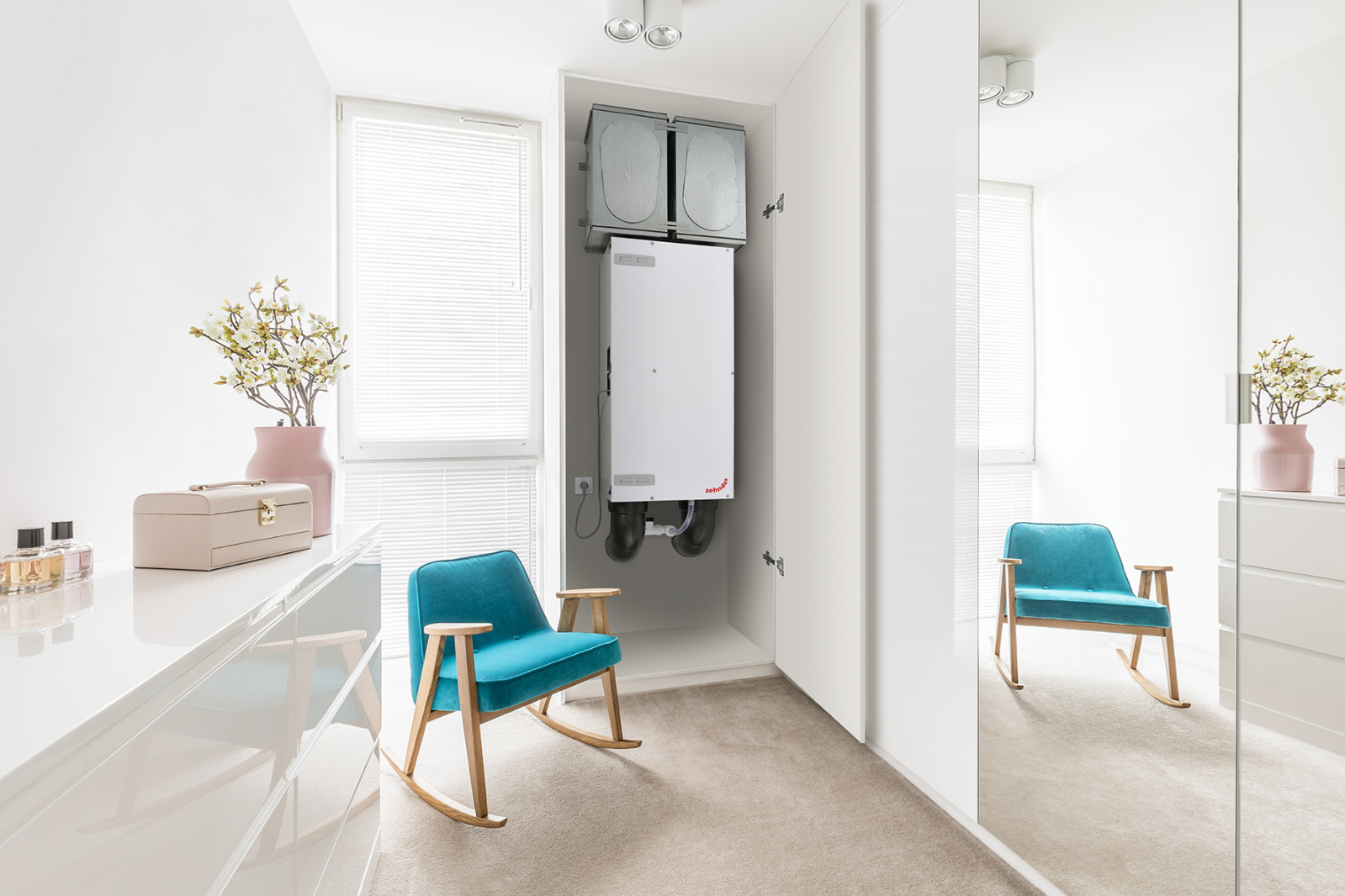 Rendering Zehnder ComfoAir 225 Comfortable indoor ventilation 