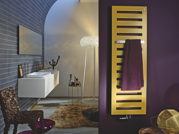 Rendering Zehnder Metropolitan Bar Decorative radiator Front view