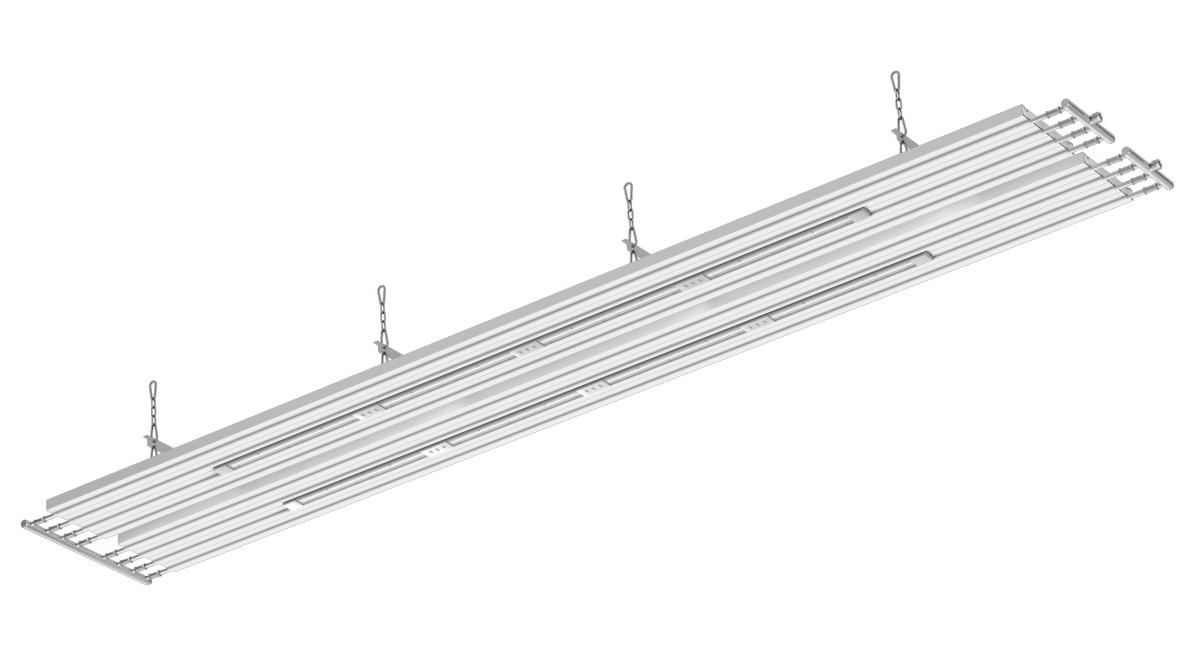 Cut-Out Zehnder ZIP Heating and cooling ceiling system Angled view