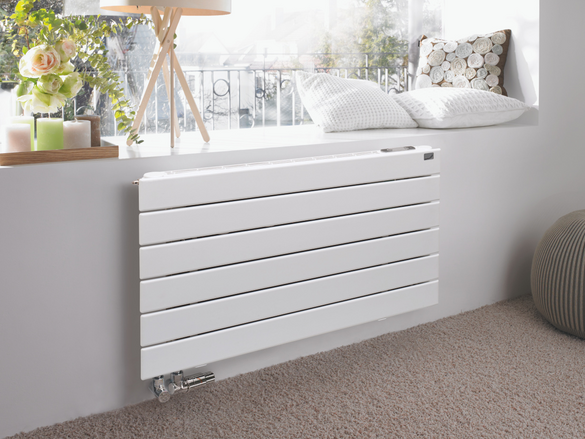 Rendering Zehnder Nova Neo Decorative radiator Front view