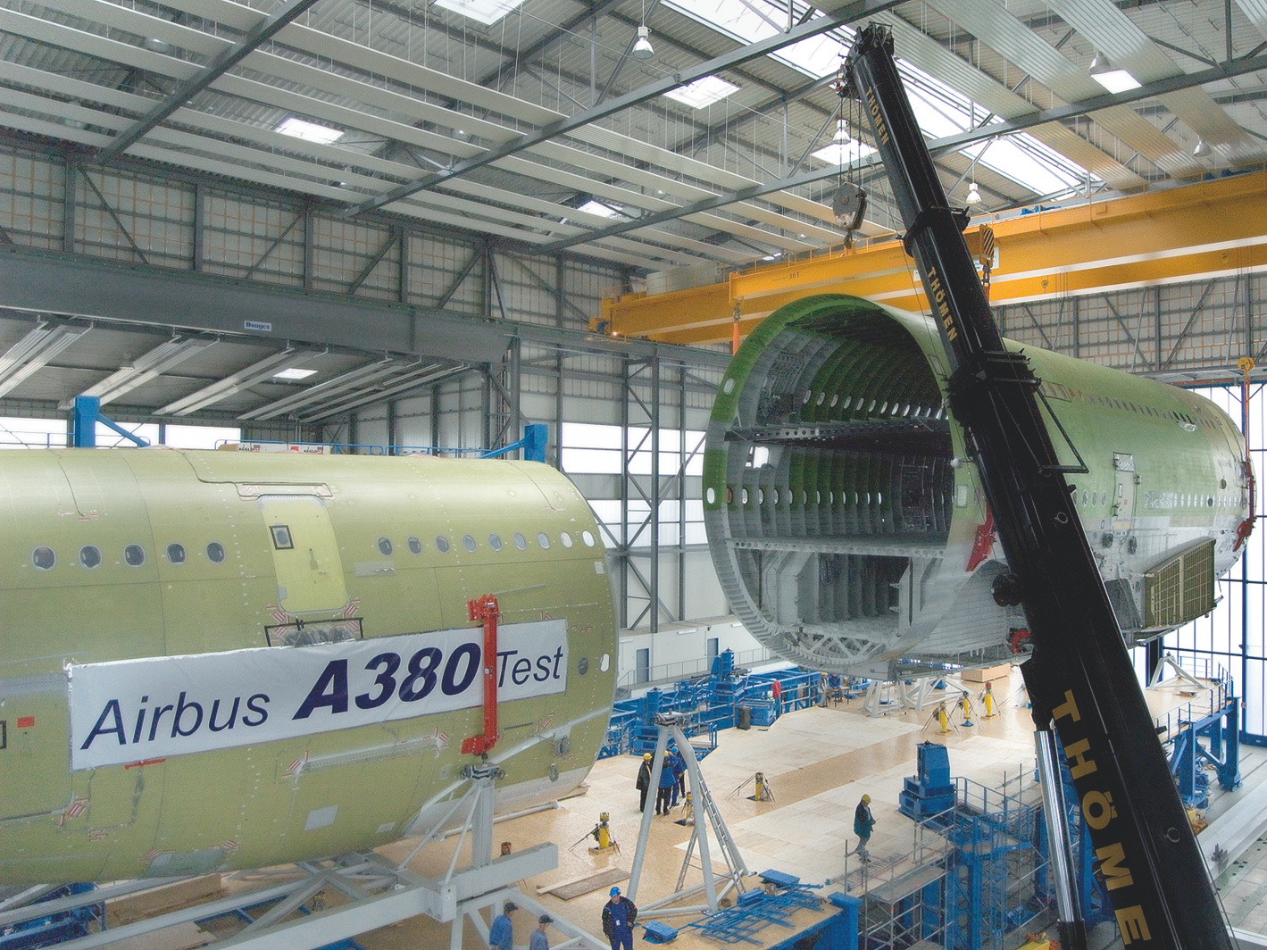 IAGB Airbus-Halle, IMA GmbH, Germany, Dresden, maintenance halls, aviation industry, reference