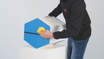 enthalpy exchanger, people, cleaning, employee from Zehnder, man