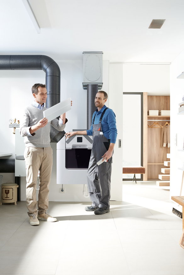 Photograph Zehnder ComfoPipe Compact Comfortable indoor ventilation