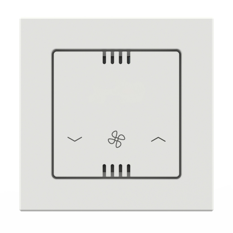 Rendering Zehnder LED ComfoSpot 40 Comfortable indoor ventilation Angled view