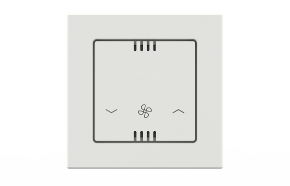 Rendering Zehnder LED ComfoSpot 40 Comfortable indoor ventilation Angled view