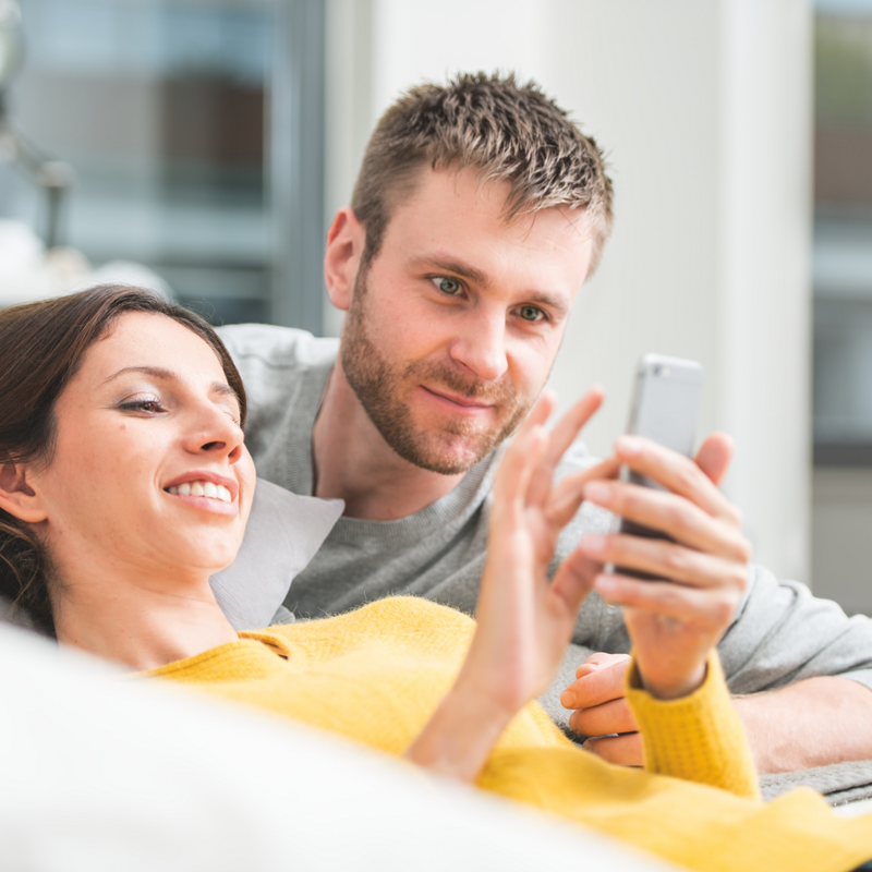 Always the best climate, Shooting 2016, couple, pair, twosome, connectivity, smartphone