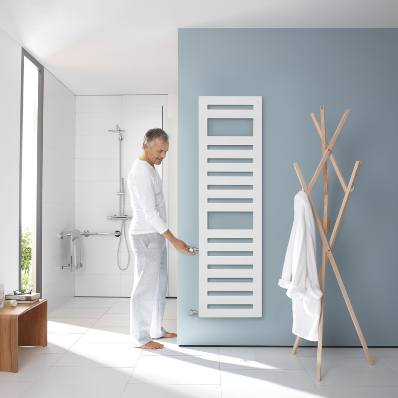 Rendering Zehnder Metropolitan Spa Decorative radiator Front view