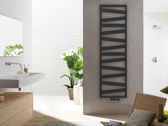 Rendering Zehnder Ribbon Decorative radiator Front view