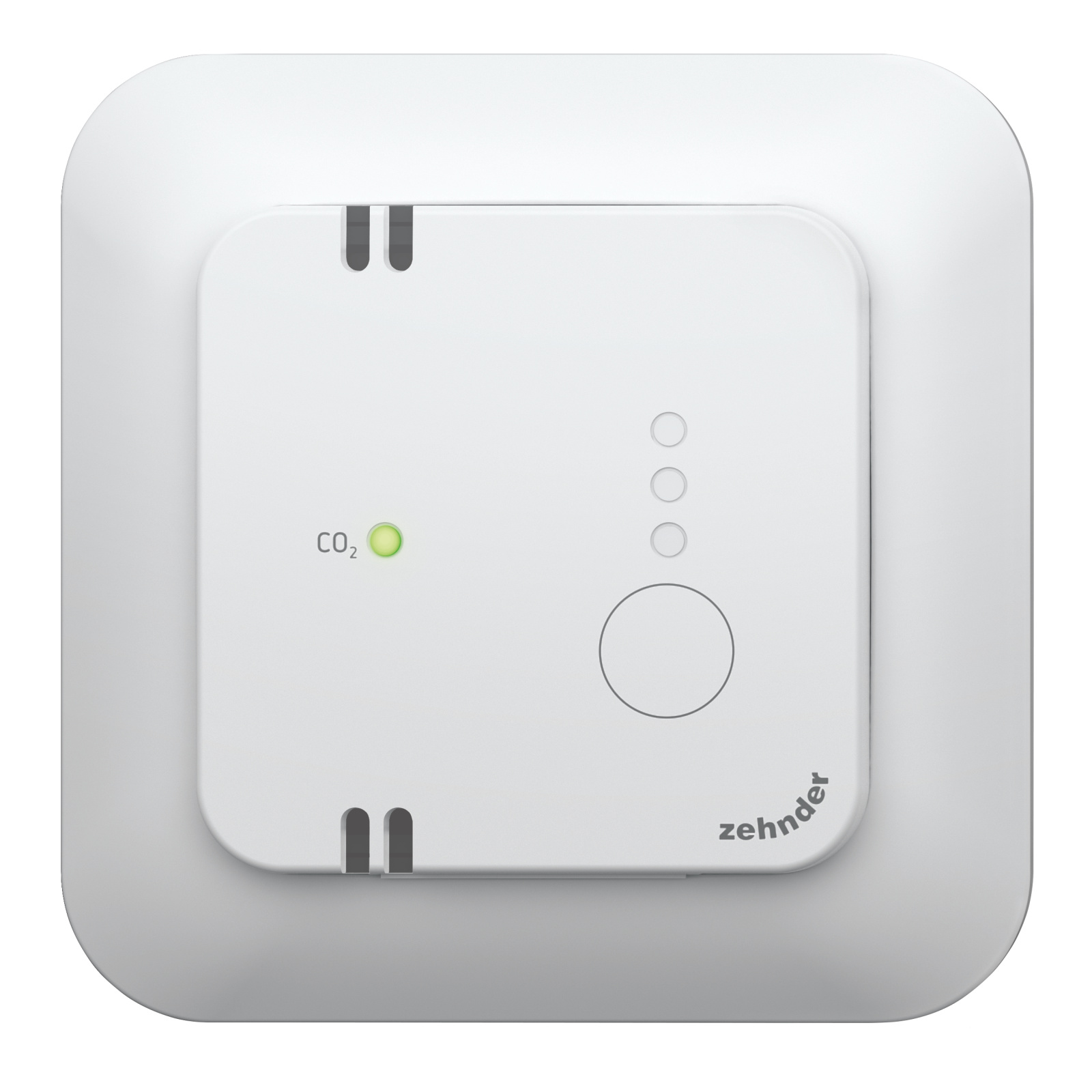 Cut-Out Zehnder CO2 Sensor RF Comfortable indoor ventilation Front view
