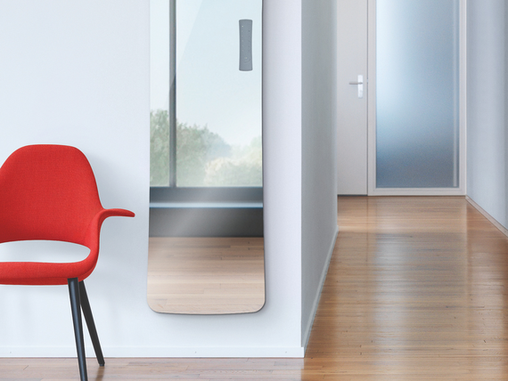 Zehnder_StudioCollection_RAD_Folio-Glass-Mirror-EL_milieu-corridor-001 Rendering Zehnder Folio Glass Decorative radiator