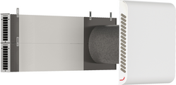 Cut-Out Zehnder ComfoSpot 50 Comfortable indoor ventilation Side view