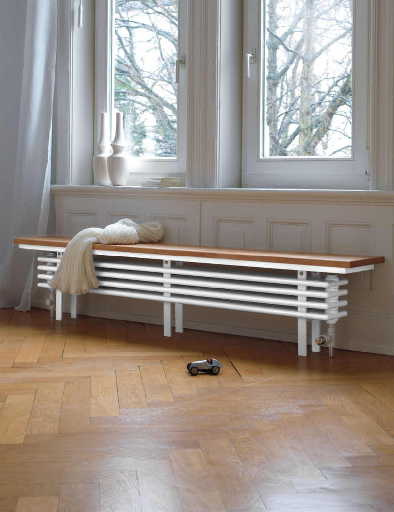 Zehnder Radiator Bench - Warmwasserbetrieb