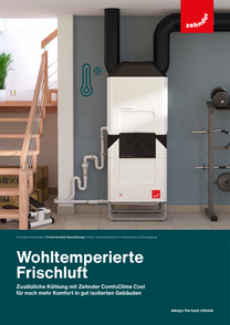 Übersichtsbroschüre Zehnder ComfoClime Cool 24 + 36
