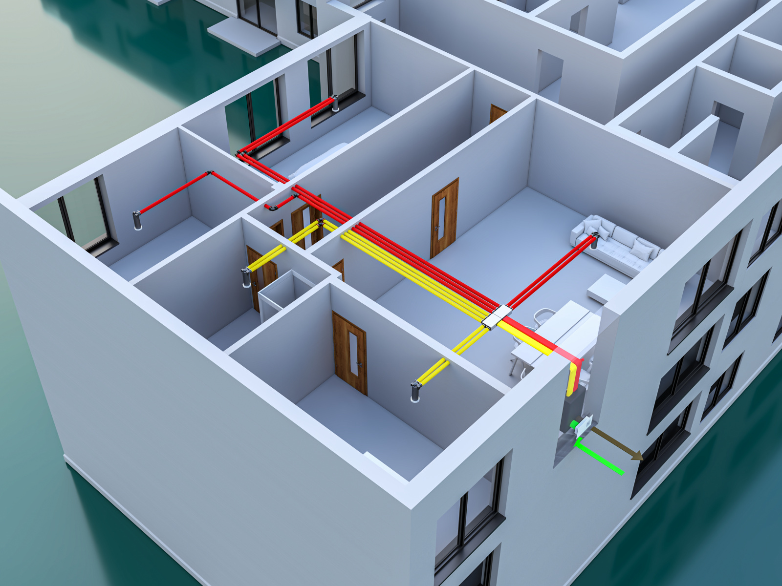 Lösung mit Zehnder ComfoAir Fit 100