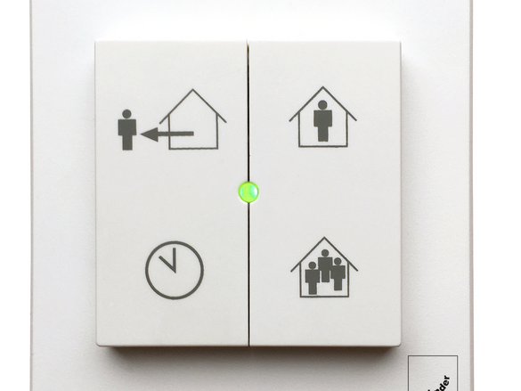 Cut-Out Zehnder EvoSwitch Comfortable indoor ventilation Front view