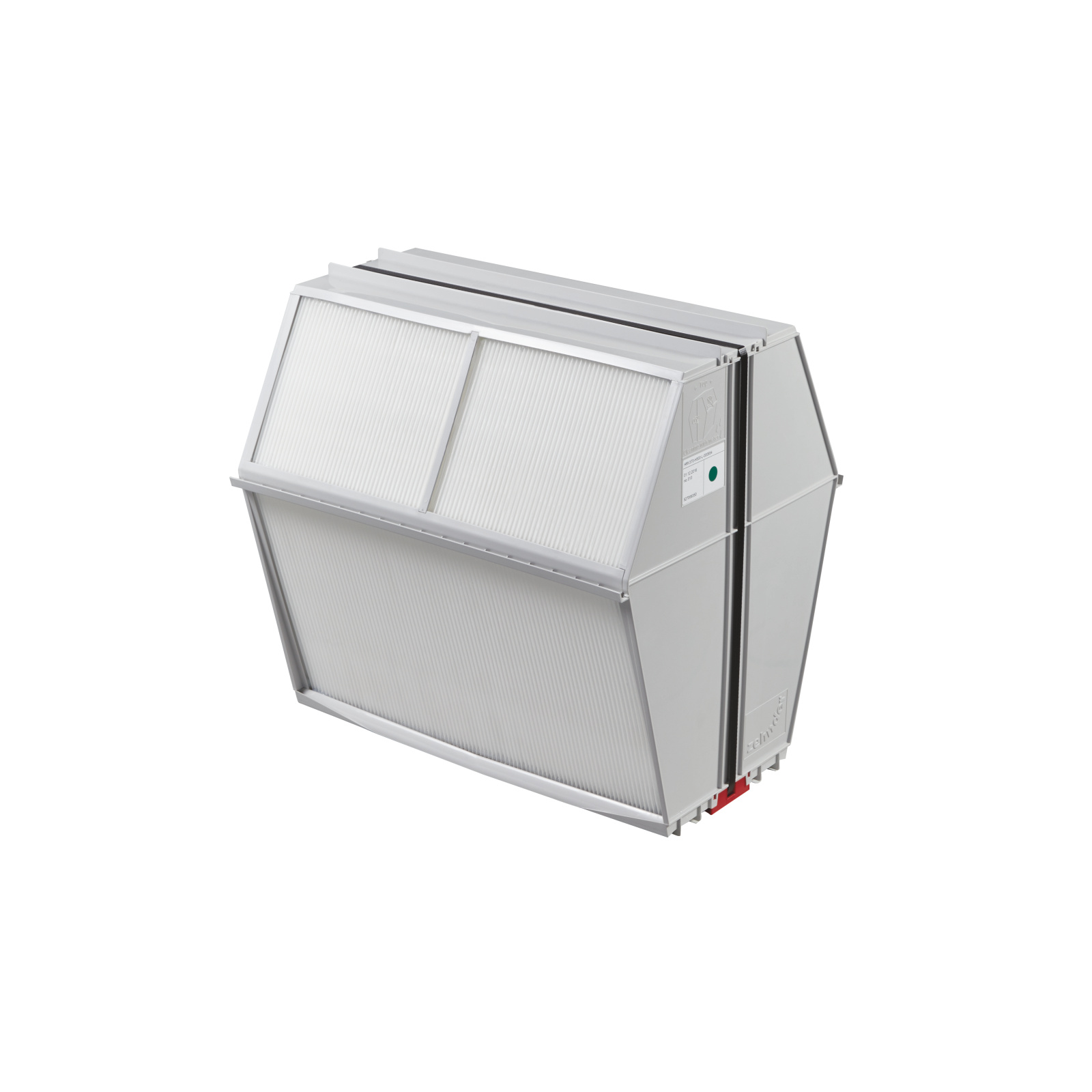 Cut-Out Zehnder Enthalpie Exchanger for ComfoAir Comfortable indoor ventilation 3D view