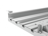 Rendering Zehnder ZIP Heating and cooling ceiling system Rear view