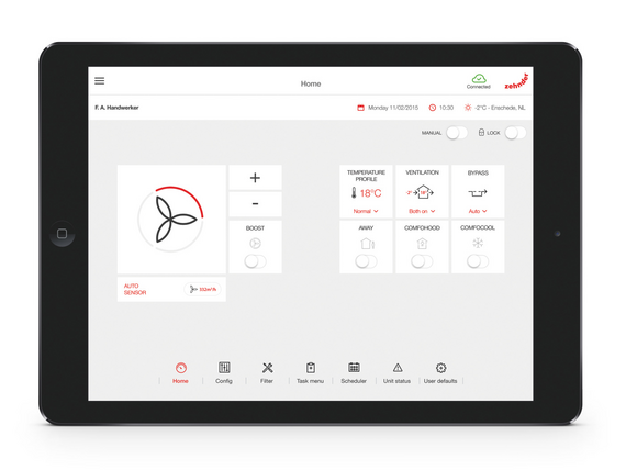Zehnder_CSY_Accessory_ComfoAir_Q_IPad