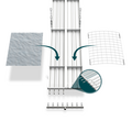 Cut-Out Zehnder ZFP Heating and cooling ceilings Angled view