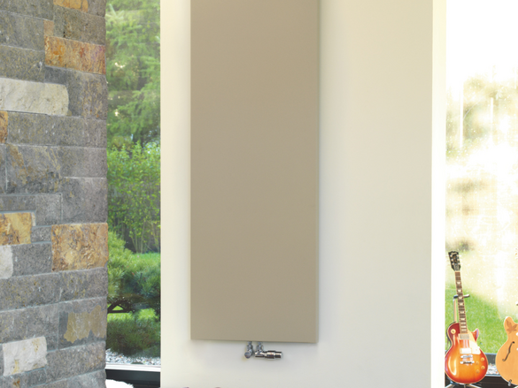 Rendering Zehnder Plano Decorative radiator Front view