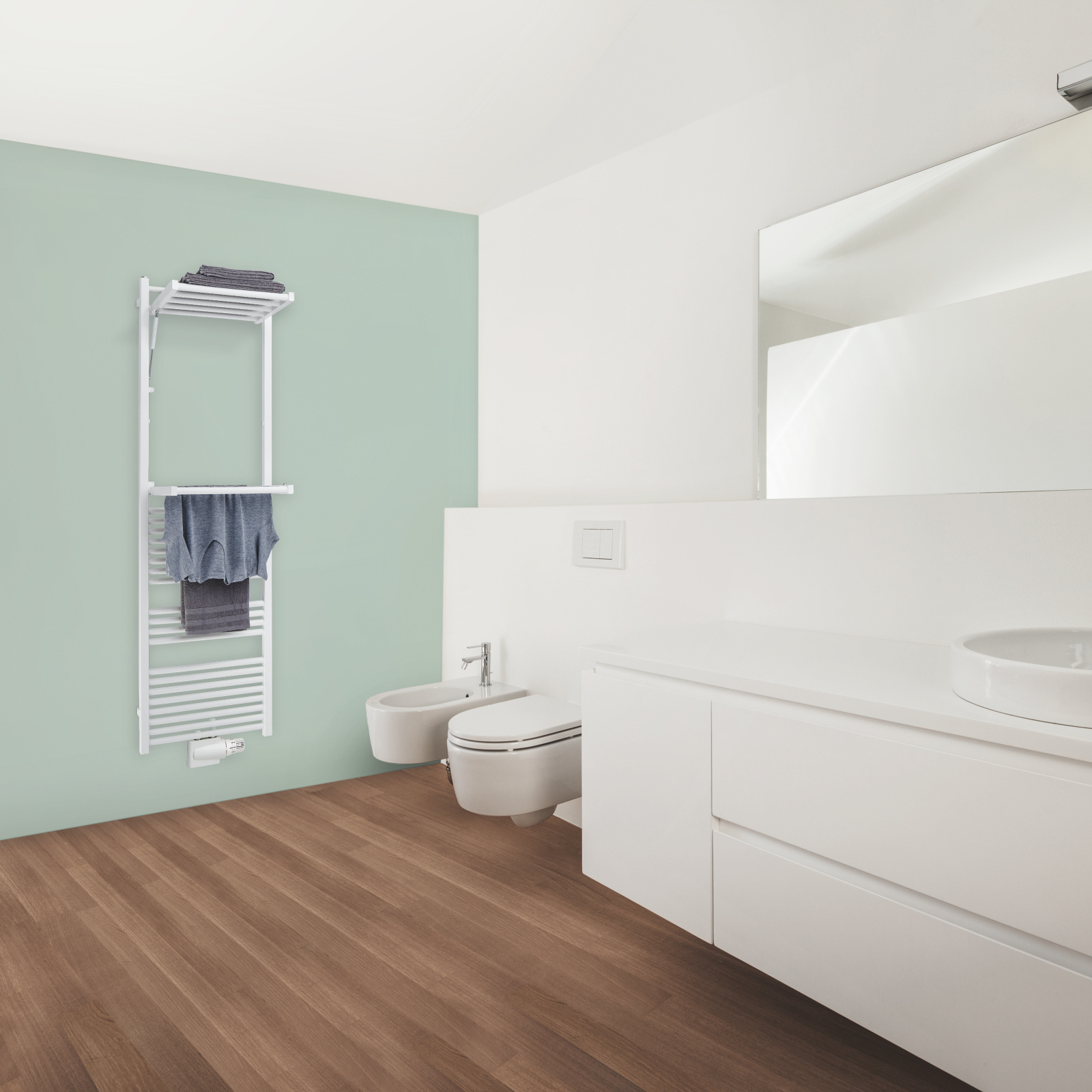 Rendering Zehnder Zeno Wing Decorative radiator 