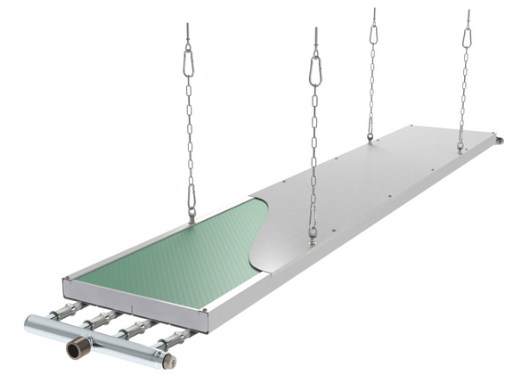 Cut-Out Zehnder ZIP Heating and cooling ceiling system Rear view