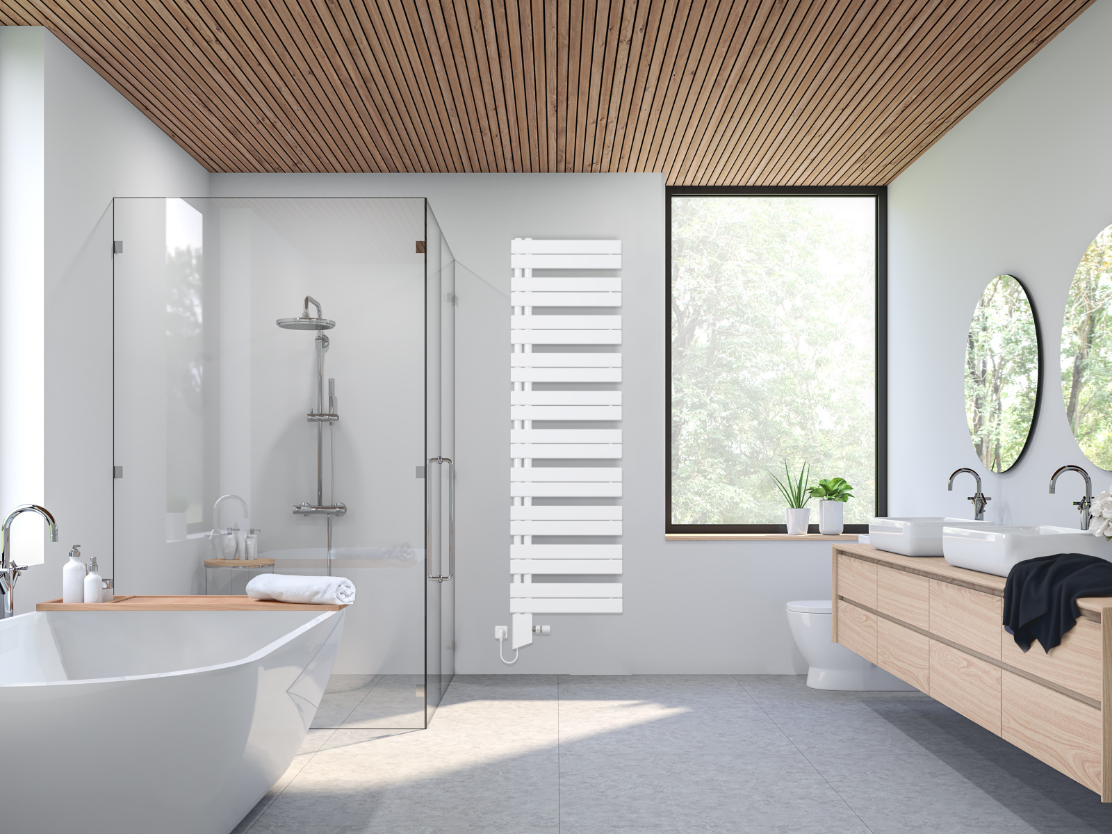 Stock Content Zehnder Roda Duo Decorative radiator Front view