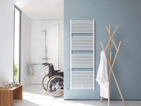 Zehnder_RAD_Toga-HY_Basic_bathroom_wheelchair Rendering Zehnder Toga Decorative radiator Front view