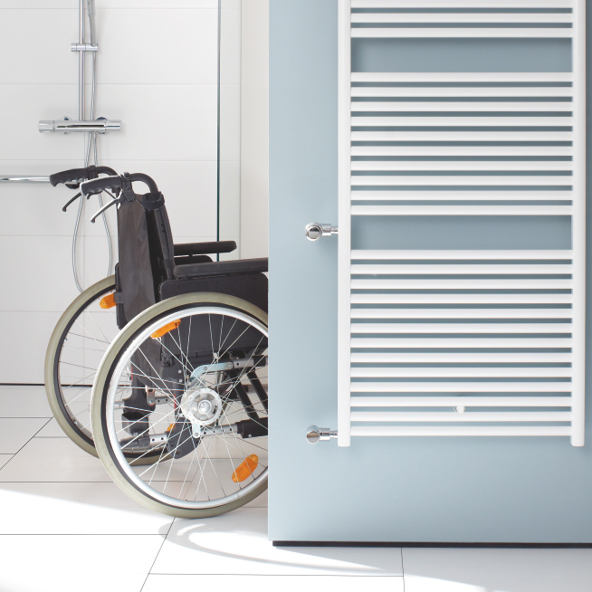 Rendering Zehnder Toga Decorative radiator Front view