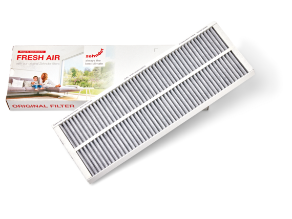 Cut-Out Zehnder ComfoAir Q350 TR Comfortable indoor ventilation Angled view